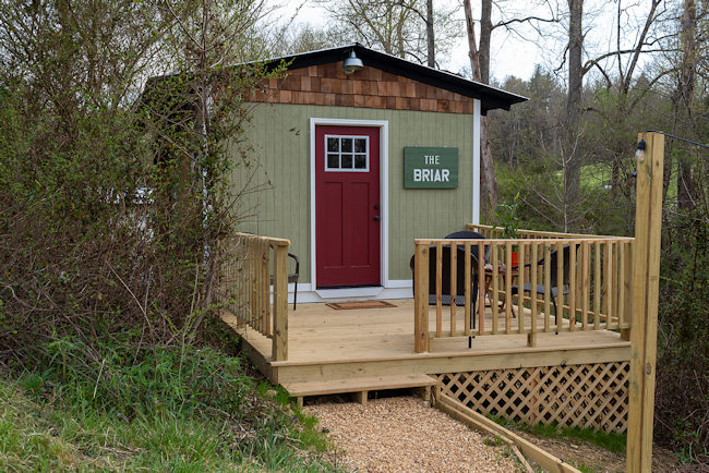 The Briar Glamping Cabin at West Tubing Company - Warne, NC -#1